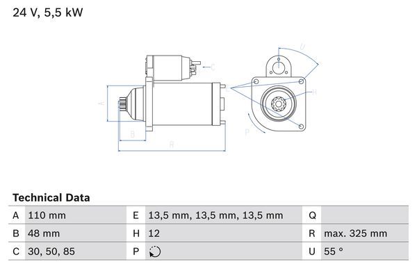 BOSCH 0986022260 Starter