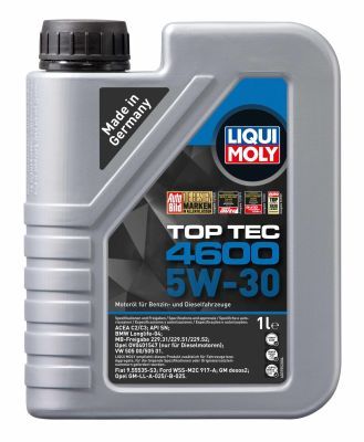 Ulei motor LIQUI MOLY 5W-30 TOP TEC 4600 - API SM/CF OPEL DEXOS2 1L