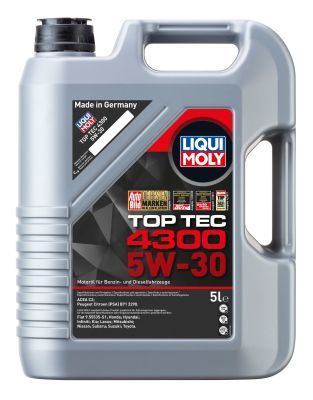 Ulei motor LIQUI MOLY 5W-30 TOP TEC 4300 - API SN/CF ACEA C2 5L