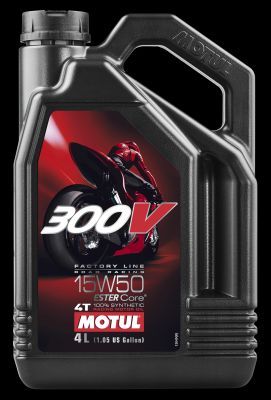 Ulei motor MOTUL 15W-50 ULEI MOTO 4T 300V 4L