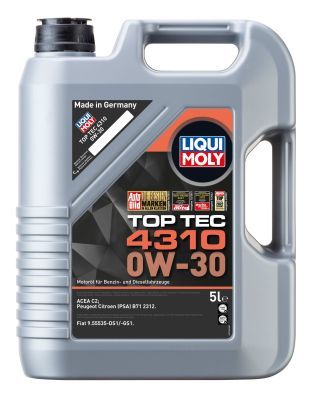 Ulei motor LIQUI MOLY 0W-30 TOP TEC 4310 5L